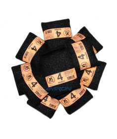 XS SCUBA Soft Mesh Weights 4 lbs. Orange (Pack of 10) WC04-10