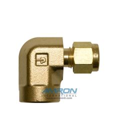 Parker DBZ-B-4-4 Female Elbow 1/4 inch NPT Female x 1/4 inch NPT Female - Brass