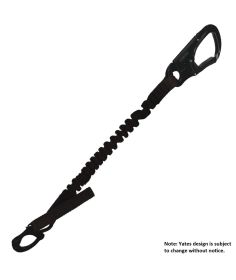 Yates Helo Personal Retention Lanyard - Black - 31 Inches YTE-565B