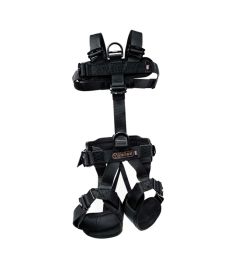 Yates 352B Padded Lightweight Assault Full Body Harness w/ Rear Waist Pad D-Ring - Black