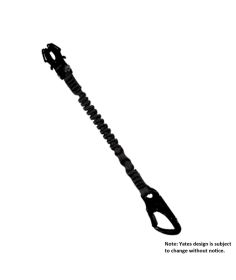 Yates SF Personal Retention Lanyard with Kong Frog QD - Black