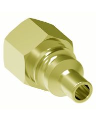 Hansen Series 600 1/4 Inch FNPT Plug in Brass 02