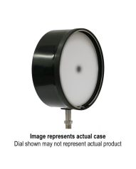 Perma-Cal 6 In. Precision Test Gauge 0.25% Accuracy, No Flange, Black Case