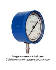 Perma-Cal 4.5 In. Precision Test Gauge 0.25% Accuracy, No Flange, Blue Case