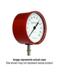 Perma-Cal 4.5 In. Precision Test Gauge 0.25% Accuracy, No Flange, Red Case