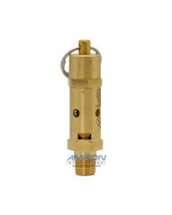 Kingston Valves ASME Code Safety Valve Brass 1/4 in. NPT, SS Ball, High Flow
