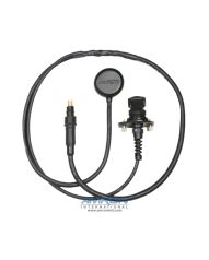 Amron Bone Conducting Earphone & Microphone Assembly w/ 4-Pin WP Connector Complete - Version A Wiring