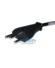 Schurter Power Cord 6.5 ft. - NBR 14136 is standard for Brazil 180-2016-01