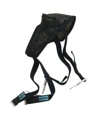Hans Rudolph Quick Release Headgear Black Mesh-Net for 7400 Series V Mask