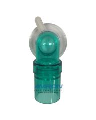 Hans Rudolph Elbow Shaped Swivel Port with Sampling Port 22mm OD (Male) - Green 201531