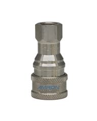 Dixon 2HF2-S H-Series ISO-B Poppet Valve Female Threaded Coupler 1/4 In. Body X 1/4 In. FNPT - 303 SS