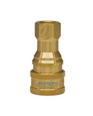 - SOCKET LOCKING  1/4IN X 1/4IN FNPT;  BRASS