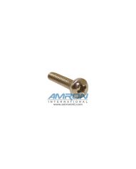 Amron Replacement Screw Pan Head, Phillips Drive, #4-40 UNC, 1/2 Inch Length - 4-40X1/2SSPHP