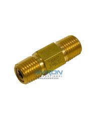 4CPA2-150-B One Piece Poppet Check Valve, Adjustable Pressure, 1/4 inch MNPT, 150 psig - Brass 