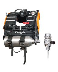 Zeagle Code 3 BCD Orange Rescue Vest w/Razor II Regulator