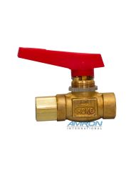 Hoke 7115F4B Flomite 71 Series Panel Mount Ball Valve Front 7115F4B