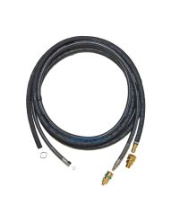 Amron Dual Hose Assembly Complete (10 ft.) w/Quick Disconnects - Hose Gasket - Hose Clamp - Oxygen Cleaned