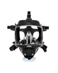 Interspiro Divator Full Face Mask w/o Breathing Valve in Black Natural Rubber - Small