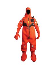 Mustang Survival Neoprene Cold Water Immersion Suit with Harness - Red