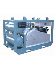 Quincy 5120 Kubota Low Pressure Air Compressor Package Assembly - Dual Tank - 60 Gallon