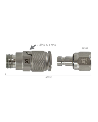 XS Scuba AC992 Stainless 2nd Stage Quick Disconnect (Complete)