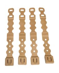 Tactical Tailor Fight Light Malice Clips® - Long - Coyote Brown - Pack of 4