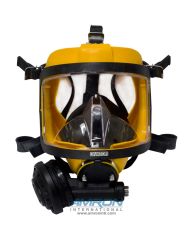 Interspiro AGA Divator MK II Full Face Mask with Demand Regulator - Silicone - Yellow - 96319-01
