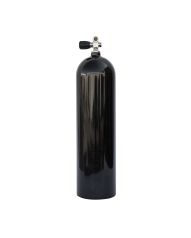 Thunderbird Cylinders 80 Cubic Feet  Aluminum Tank with Standard Thermo K-Valve - Black AL80BK