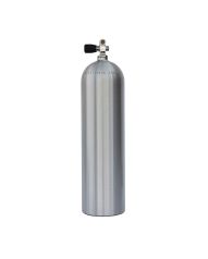 Thunderbird Cylinders- 80 Cubic Feet Aluminum Tank with Standard Thermo K-Valve - Brushed No Coat AL80BNC