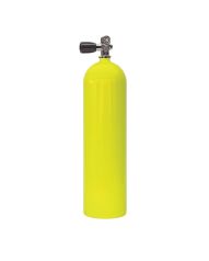 Thunderbird Cylinders - 80 Cubic Feet Aluminum Tank with Thermo Pro Valve - Yellow AL80YL-VA200-30N