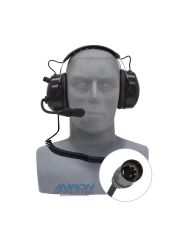 Amron Standard Headset with 4 Pin Audio Connector with 6 Foot Cable 2460-31R