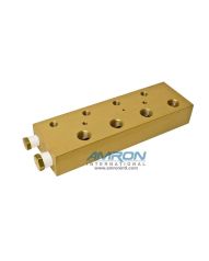 Amron International 8000-004 Chamber BIBS Manifold Block with 4 Ports