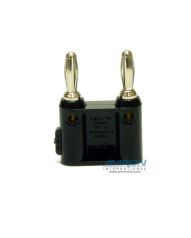 Amron International 14001B Dual-Pin Banana Plug - Black 
