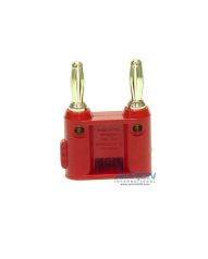 Amron International 14001R Dual-Pin Banana Plug - Red