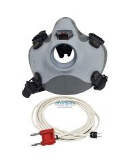 Avox Pressur-Vak II 803152-03M Medium-Long Face Seal and Strap Assembly with Microphone Assembly and 10 ft. Lead