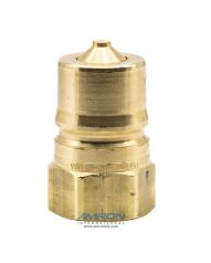 60 SERIES BRASS NIPPLE 1IN NPTF; 50 GPM