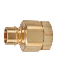 Snap-Tite H Series Brass Unvalved Male Nipple 3/4 in. FNPT Connection Type - P/N: BPHN12-12F