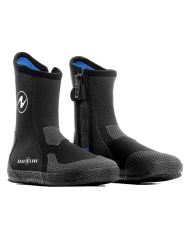 Aqua Lung Superzip Dive Boots 7 MM in Black / Blue, BS1860140
