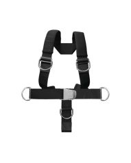 Apeks WTX Deluxe Webbed Harness in Black / Grey, BT1350110