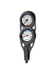 Sherwood Two Gauge Depth & Pressure Analog Console - Rubber Hose