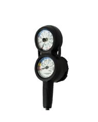 Sherwood Compass, Pressure & Depth Gauge Analog Console w/Rubber Hose