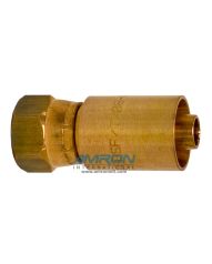 Fibron FPBSF/T/08-08JIC - 1/2 inch #8 JIC Hose Fitting Swagable Phosphor - Bronze