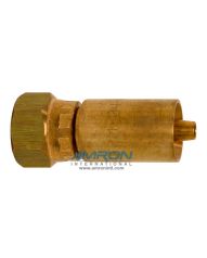 Fibron 1/4 inch Oxygen Hose Fitting Swagable Phosphor - Bronze FPBSF/M/04-04OXY