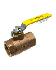 Apollo Valves Ball Valve - 1-1/4 in. FNPT - Steel with Zinc Plated Lever 70-106-01