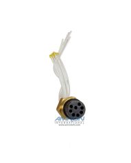 Micro Bulkhead Connector – 8 Pin Female MCBH8F