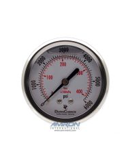 Pressure Gauge; 2.5IN; 0-6000 PSI/BAR; Liquid Filled - 711725206000