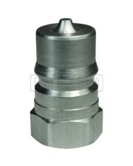 Dixon H2F2-SS - H-Series ISO-B Valved Female Plug 1/4 In. X 1/4 In. FNPT, 316 SS