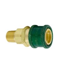 Eaton Hansen Series 600 Socket 1 Way 1/4 in. NPT Quick Disconnect Socket - Brass GR603 