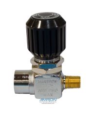 Harrison Panel Mount Line Valve HLV-2 with 1/4 in. FNPT Inlet, 1/4 in. MNPT Outlet