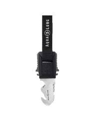 Aqualung KN118111 Micro Squeeze Dive Knife Stainless Steel Blunt 3.75 IN. 
